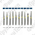 Алмазные боры TF-12EF TF-21EF, TR-11EF TR-26EF, TC-11EF, FO-29EF, CF-22EF нумерация идентична борам MANI